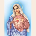 Схема для вышивания бисером АНГЕЛИКА "Непорочное Сердце Марии"